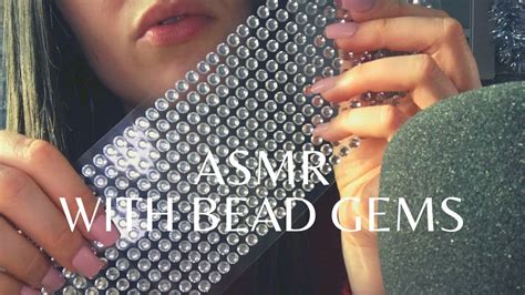 Asmr With Bead Gems Tingly Taps No Talking Youtube