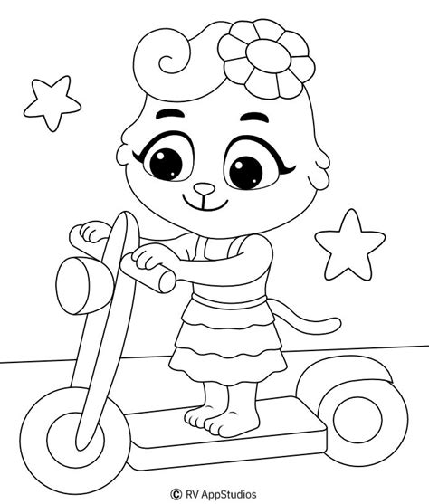 Free Printable Luna Petunia Coloring Pages Michaldaleyr