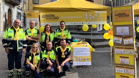 A Bolsena La Protezione Civile In Piazza Per La Campagna Io Non Rischio