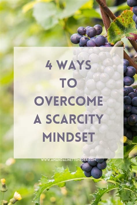 4 Ways To Overcome A Scarcity Mindset Amanda Linette Meder