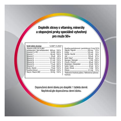 Centrum Multivitamín Pro Muže 50 30 Tablet