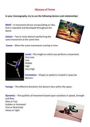 KS3 Dance - Year 7 - Choreographic Devices - SOW | Teaching Resources