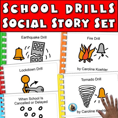 Social Stories Fire Drill And More School Drills Autism Story