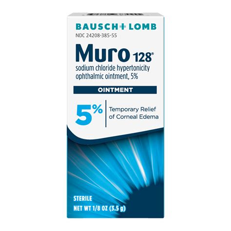 Bausch And Lomb Muro Percent Ointment Gm Pack Of