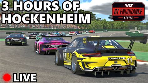 Iracing Hours Of Hockenheim Vrs Endurance Youtube