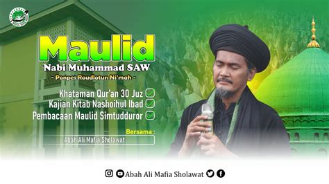 Live Rutinan Malam Sabtu Pembacaan Maulid Simtudduror Kajian