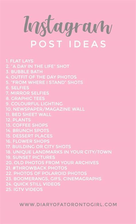 25 Instagram Photo Ideas For When You Have Nothing To Post