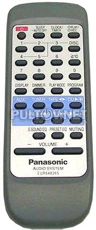 PANASONIC EUR648265 пульт для музыкального центра PANASONIC SC-PM27 ...
