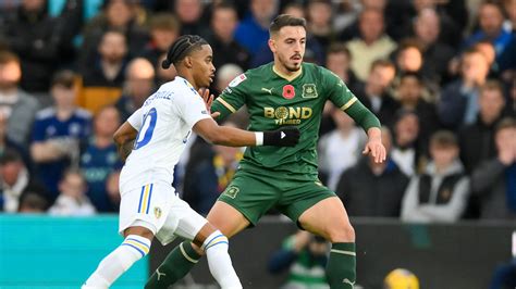 REPORT LEEDS UNITED 2 ARGYLE 1 Plymouth Argyle PAFC