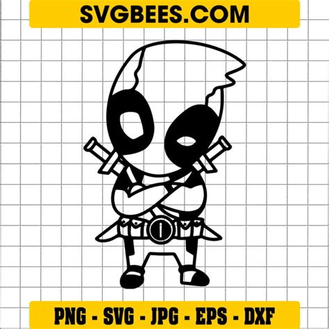 Marvel Deadpool Vinyl Svg Svgbees