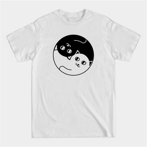 Yin And Yang Cats Yin Yang Cats T Shirt Designed And Sold By Net Reich