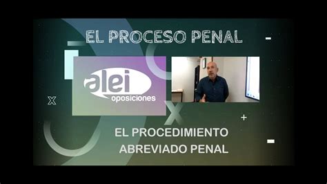 El Procedimiento Abreviado Penal Youtube