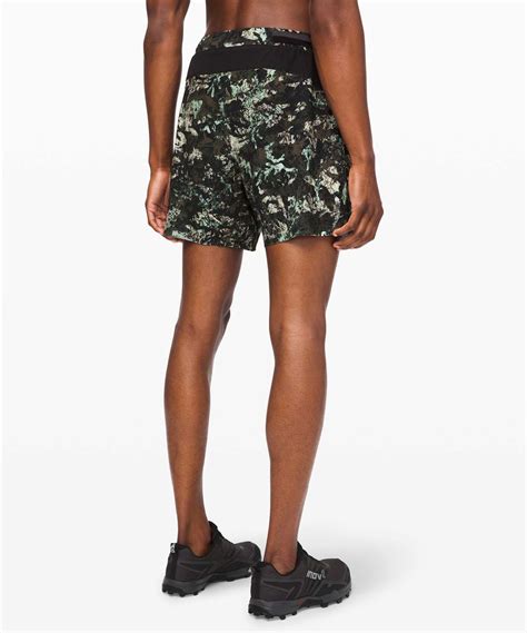 Lululemon Surge Short Liner 6 Deciduous Camo Green Multi Lulu Fanatics