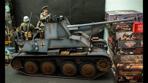 Unboxing 1 6 Scale SD KFZ 139 Marder III Panzer 38 T German Tank