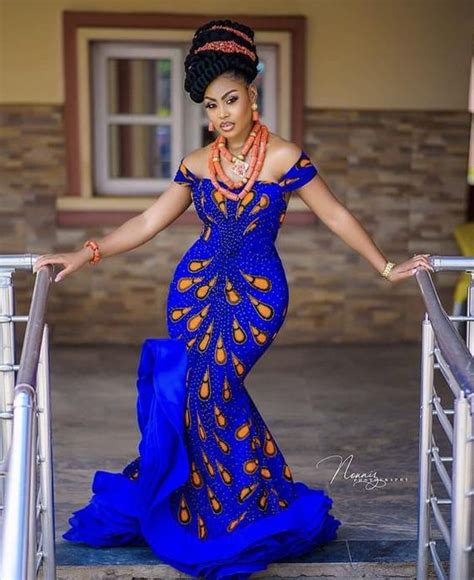 Ankara Engagement Dresses For African Women Fashion