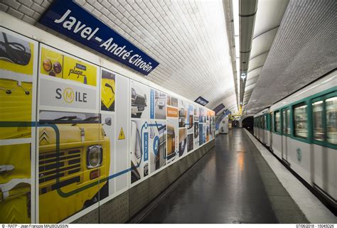 Paris M Tro Line New Design Of Station Javel Andr Citro N