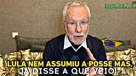 ALEXANDRE GARCIA Lula nem assumiu o mandato e já aparelhou todo o