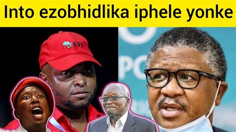 Ufikile Mbalula Uqanganisele Ufloyd Shivambu Wathi Ngeke Uphele Unyaka