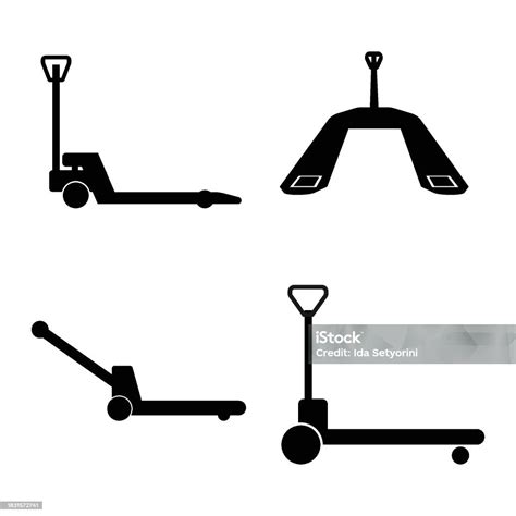 Hand Pallet Icon Vector Stock Illustration Download Image Now Cargo