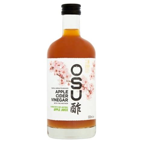 Osu Apple Cider Vinegar With The Mother And Apple Juice 500ml Tesco