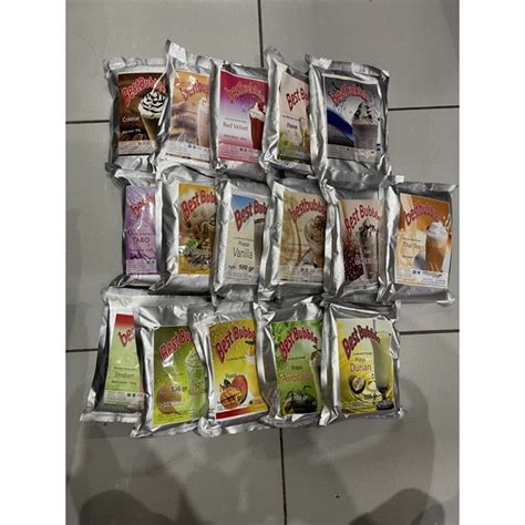 Jual Bubuk Minuman Best Bubble All Variant Rasa Gr Shopee Indonesia