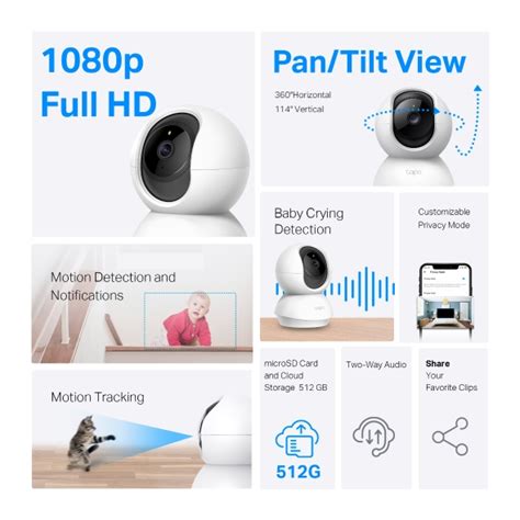 Tapo C200 Pan Tilt Home Security Wi Fi Camera TP Link Philippines