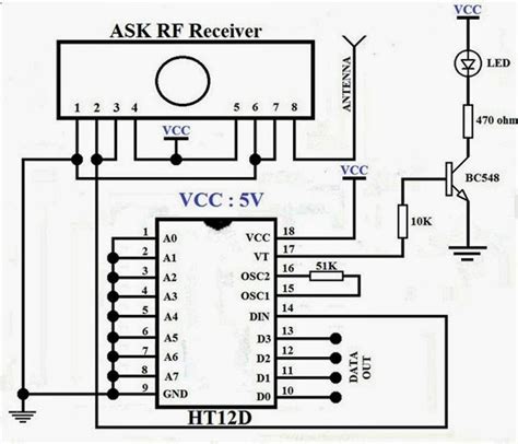 Rf Receiver Circuit Diagram