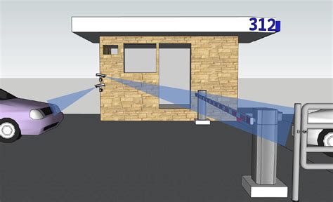 Entrance Exit Control With Access ANPR Camera Cps