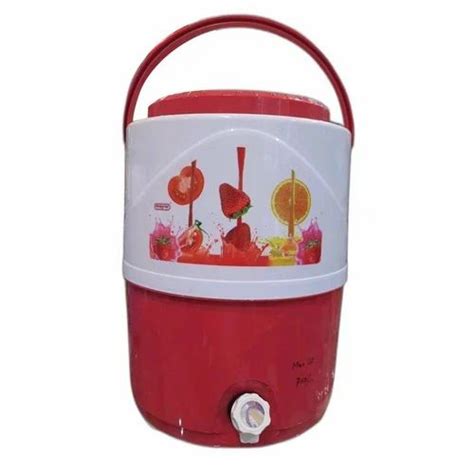 Red White Red Plastic Water Camper Cold Time Hours Capacity L