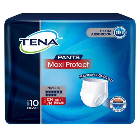 Tena Ropa Interior Desechable Pants Maxi Protect Talla CH M 10 Piezas