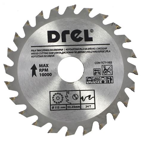 Disc Fierastrau Circular Pentru Lemn Drel 115x22 2mm 24 Dinti EMAG Ro