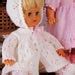 Pdf Doll Clothes Knitting Pattern Premature Baby Dress Preemie Newborn