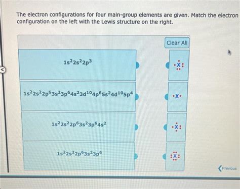 Solved The electron configurations for four main-group | Chegg.com