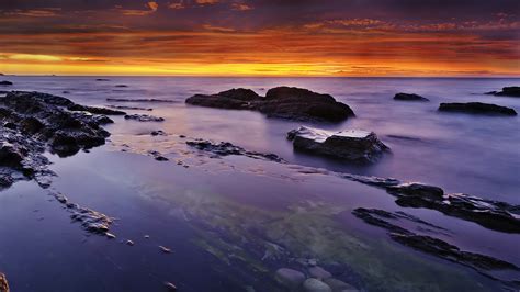 Fondos De Pantalla 2560x1440 Fotografía De Paisaje Mar Amaneceres Y Atardeceres Piedras Cielo