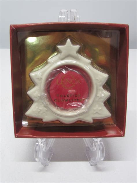 Lenox Christmas Tree Tealight Candle Holder Etsy