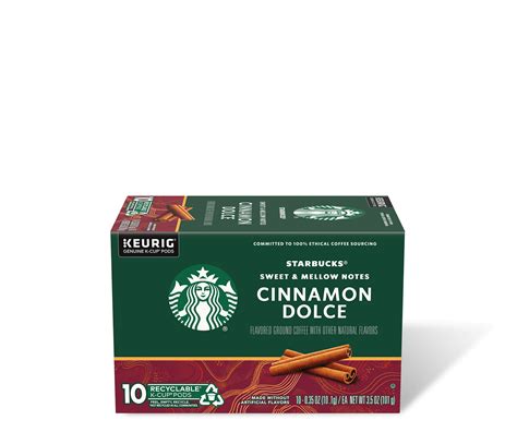 Cinnamon Dolce Flavored K Cup Pods Starbucks Coffee At Home