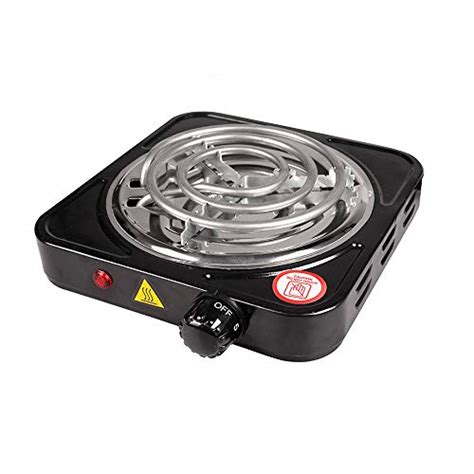 Compact Electric Single Coil Burner Portable Hot Plate With Auto Temperature Control For Home