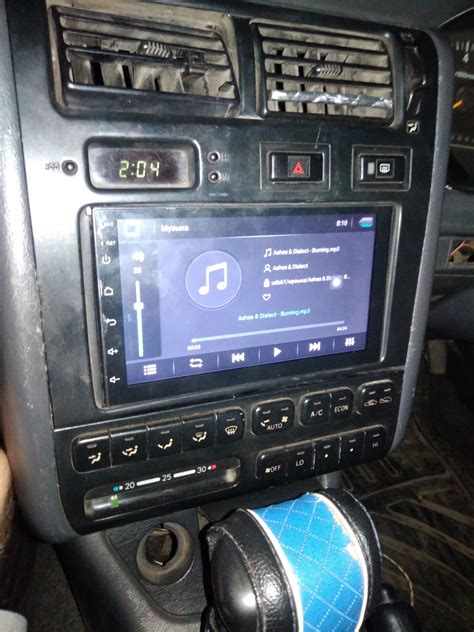 Установка 2дин магнитолы — Toyota Caldina (190), 2 л., 1994 года ...