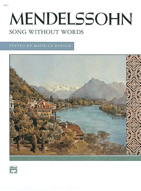 Mendelssohn: Songs Without Words (Complete): Piano Comb Bound Book ...