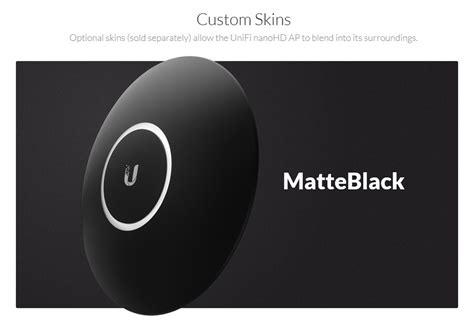 Ubiquiti Unifi Nanohd Hard Cover Skin Casing Black Design Nhd Cover