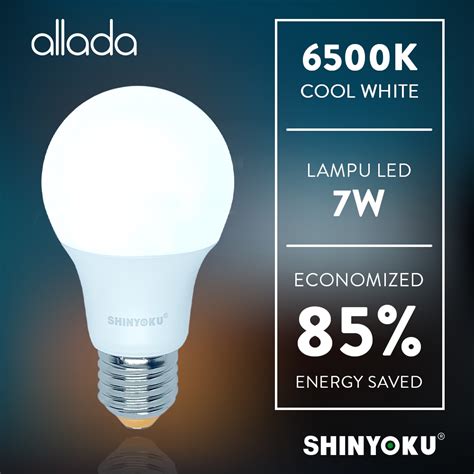 Jual Shinyoku Home 1 Lampu LED Putih 7 Watt 6500K SNI Shopee Indonesia