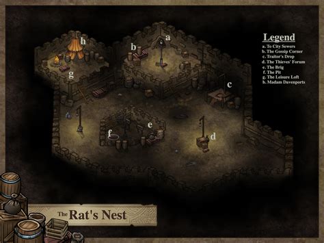 [cave Map] The Rat S Nest R Dndmaps