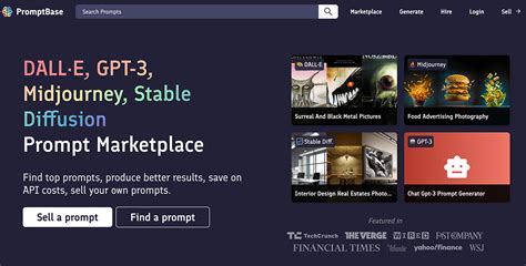 Promptbase Dalle Gpt Midjourney Stable Diffusion Chatgpt Prompt Hot