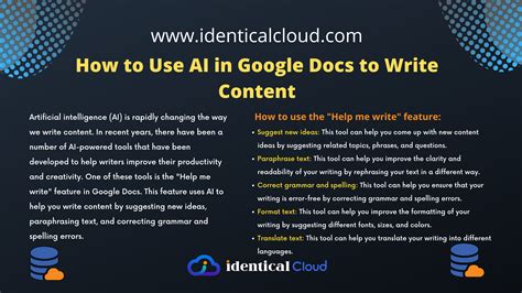 How To Generate Content Ideas With Ai In Google Docs Archives