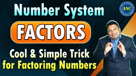 Factors In Number System Number System Concept Number Of Factors