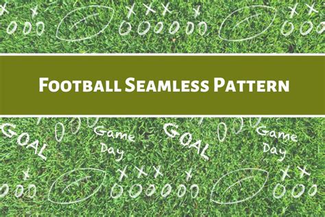 Football Plays Seamless Design