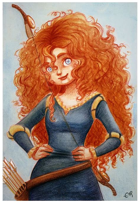 Brave Disney Princess Merida Drawing Modern