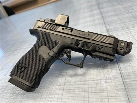 Glock 43x Frame Remixed By 3d Print Lover Makerworld