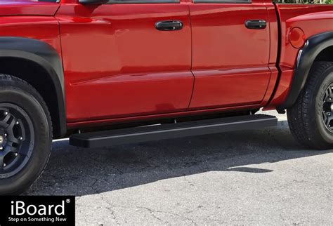 Satin Black Iboard Side Step Nerf Bar Fit Dodge Dakota Quad