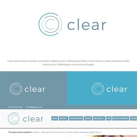 Clear logo | Logo & business card contest